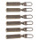 6Pcs Zipper Pull Tab Rustproof Detachable Colred 7