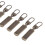 6Pcs Zipper Pull Tab Rustproof Detachable Colred 15