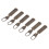 6Pcs Zipper Pull Tab Rustproof Detachable Colred 8
