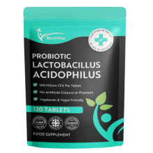 Probiotic Lactobacillus Acidophilus 120 Tablets 550 Million Culture Uk