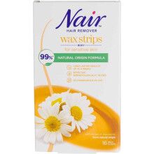 Nair body wax strips 16's