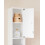SoBuy Ψηλό Ντουλάπι Μπάνιου BZR167-GW Λευκό 20x20x180 4
