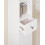 SoBuy Ψηλό Ντουλάπι Μπάνιου BZR167-GW Λευκό 20x20x180 6