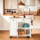 SoBuy Mobile Sideboard with Wheels 105x46x92cm 13