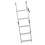 5 Step Boat Folding Ladder Aluminum 200KG Load 6