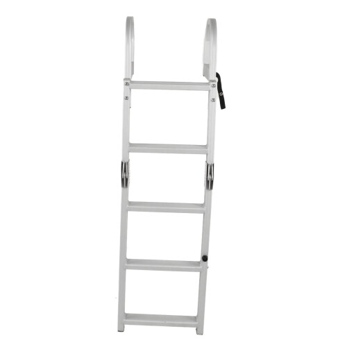 5 Step Boat Folding Ladder Aluminum 200KG Load 1