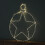 48cm Light up Hanging Christmas Star Bauble with 236 Warm White LEDs 3