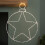 48cm Light up Hanging Christmas Star Bauble with 236 Warm White LEDs 4
