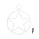 48cm Light up Hanging Christmas Star Bauble with 236 Warm White LEDs 8