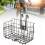 Folding Rear Bike Basket Bold Wire Mesh Detachable 5