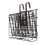 Folding Rear Bike Basket Bold Wire Mesh Detachable 8
