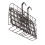 Folding Rear Bike Basket Bold Wire Mesh Detachable 13
