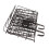 Folding Rear Bike Basket Bold Wire Mesh Detachable 7