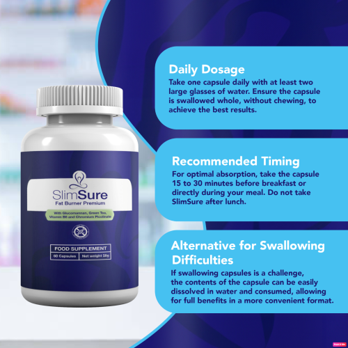 SlimSure 60 Capsules , Food Supplement, Slim Sure Premium 1