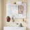 SoBuy Wall Coat Rack with Shelf & Hooks – White 10