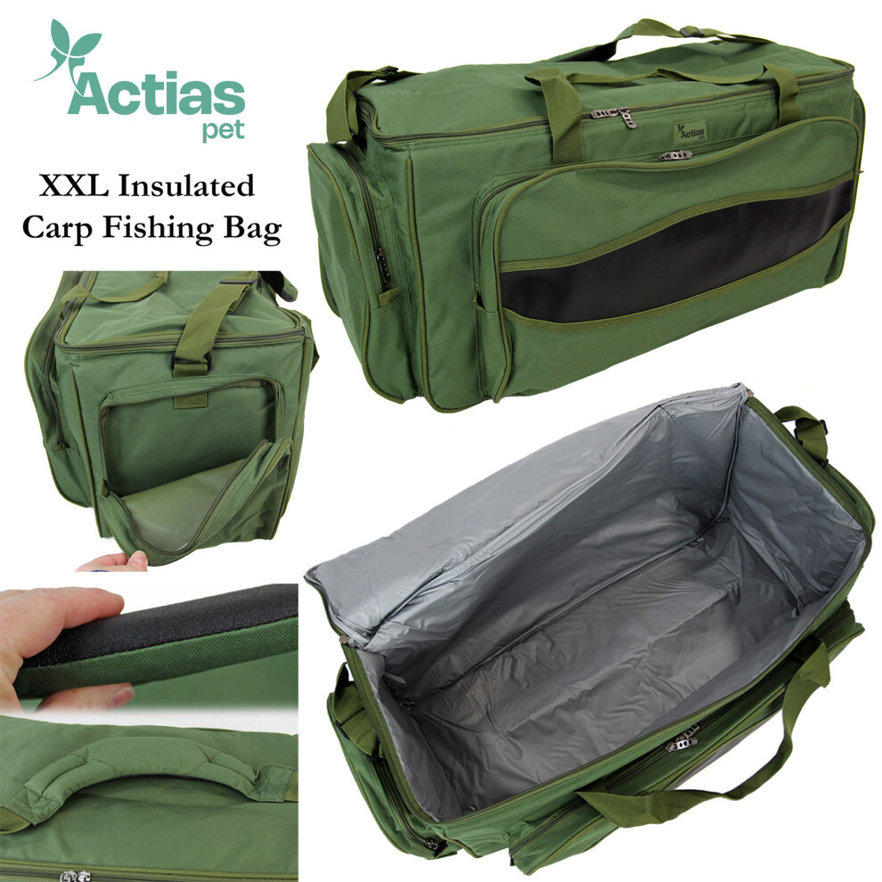 Actiaspet Fishing Xxl Carp Coarse Insulated Padded Tackle Bag