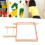 Tufting Frame DIY Craft Making Stainless Steel Oak 11