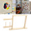 Tufting Frame DIY Craft Making Stainless Steel Oak 12