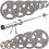 (5ft) GYM MASTER Olympic Bar and Cast Iron Weight Plates Set 1