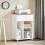SoBuy Mobile File Cabinet Wheels White 7