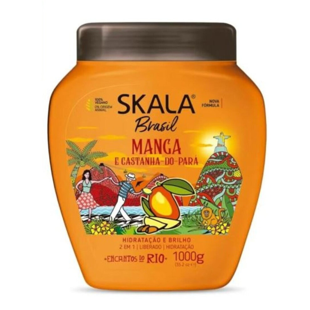 Cream Skala Expert Nourishing | Moisturizing Hair Treatment | Brasil Crema Mango Shea - 1000G