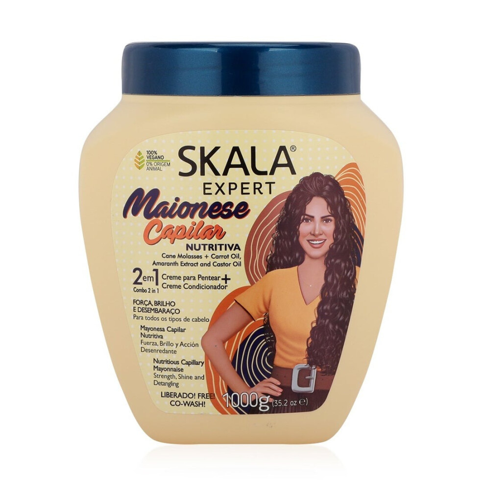 Cream Skala Expert Maionese Capilar Nutritiva 2 In 1 Hair Treatment - 1000G
