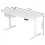 MCC (WHITE, 100CM) Easton Height Adjustable Electric Desk with Drawer 5
