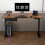 MCC (BROWN, 100CM) Easton Height Adjustable Electric Desk with Drawer 4