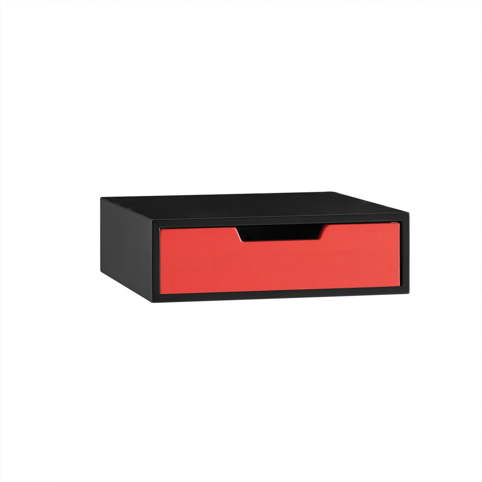 SoBuy Coffee Capsule Drawer 4 Compartments Red