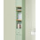SoBuy Ψηλό Ντουλάπι Μπάνιου BZR34-II-GR Πράσινο 20x180x20cm 9
