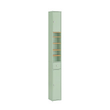 SoBuy Badezimmer Hochschrank Grün BZR34-GR
