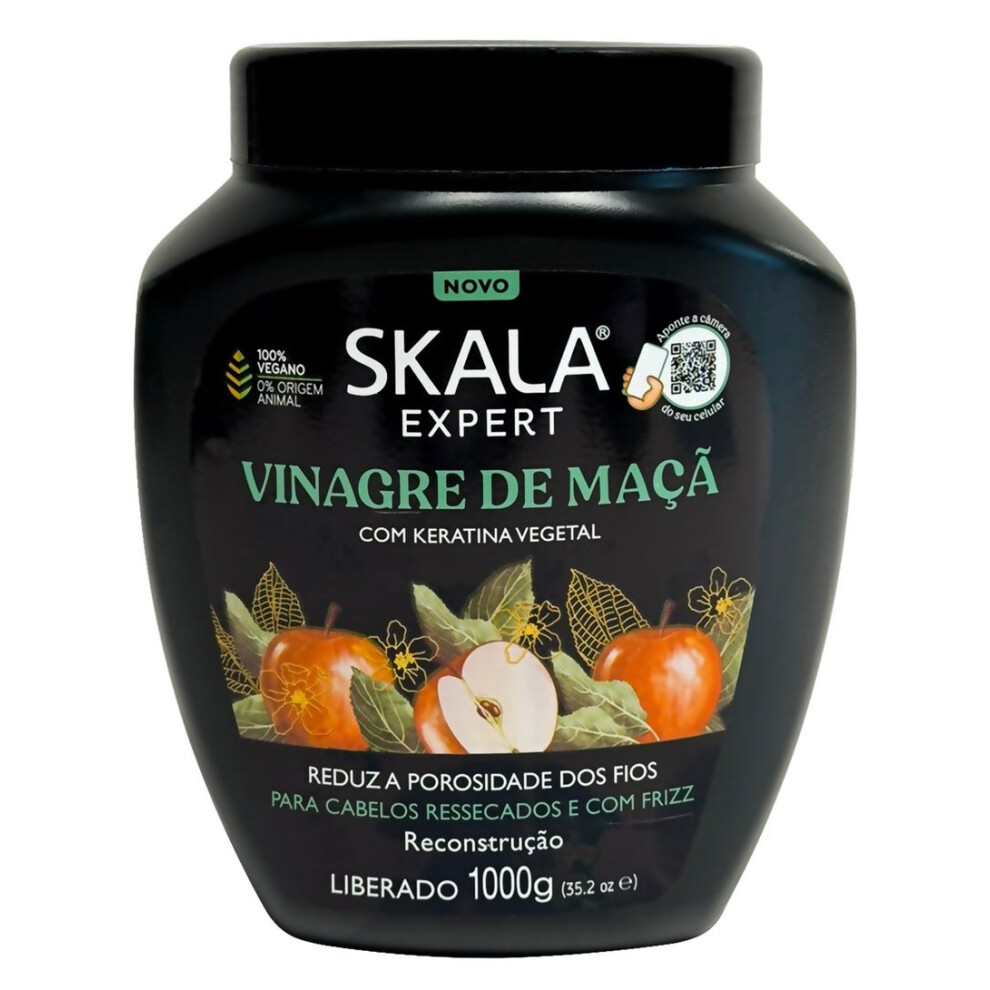 Cream Skala Apple Cider Vinegar Moisturizing For Dry And Frizzy Hair - 1000G