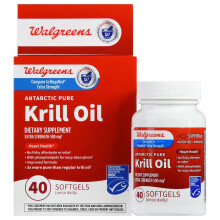 Walgreens Antarctic Krill Oil Extra Strength 500 mg, 40 Softgels