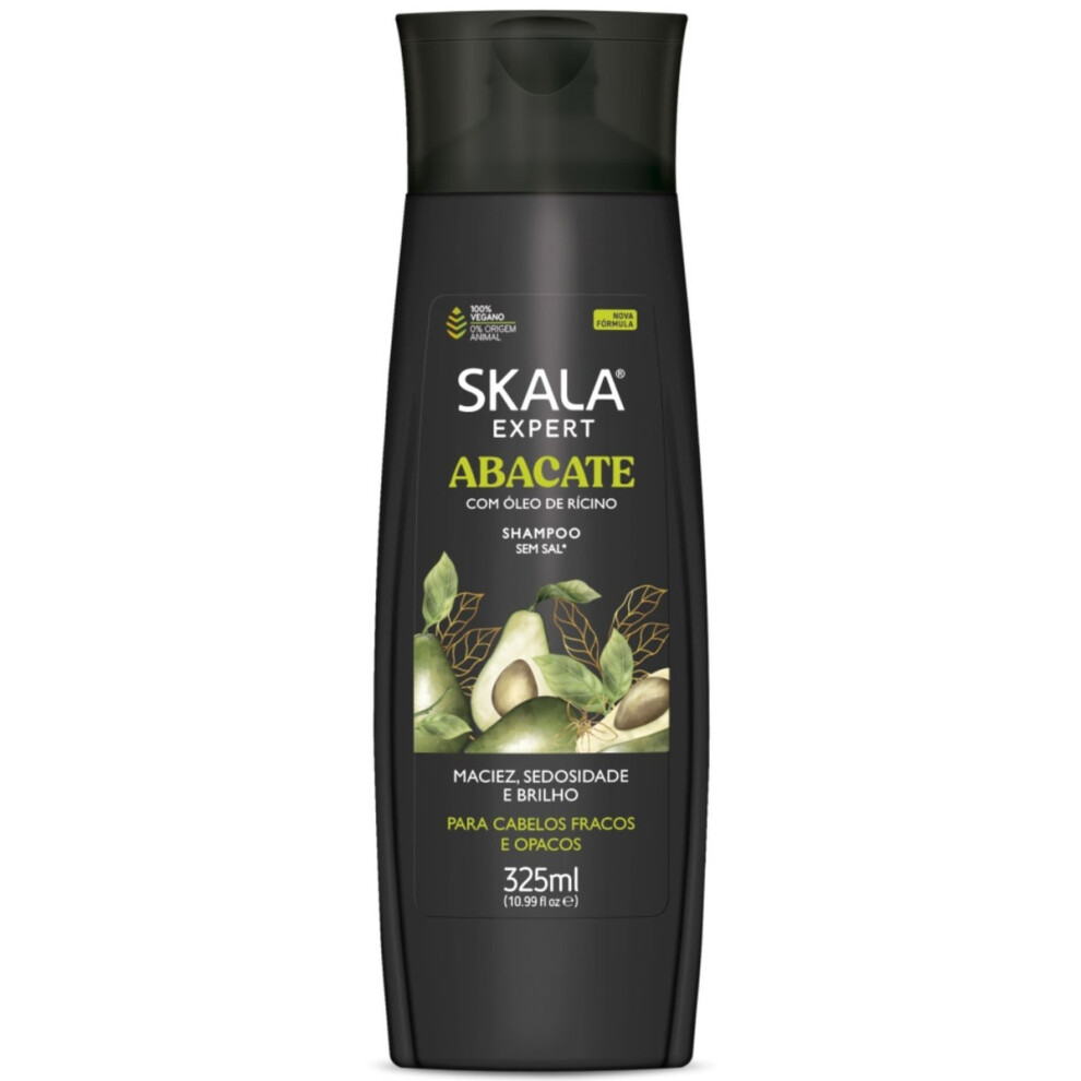 SKALA Avocado and Castor Shampoo for Weak and Damaged Hair - 325 ml