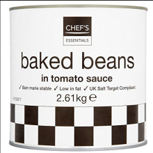 Chef's Essentials Baked Beans in Tomato Sauce 2.61kg