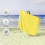 Extra Large Super Jumbo Bath Sheet 100x200cm Egyptian Cotton Soft XXL Bath Sheet (Lemon) 5