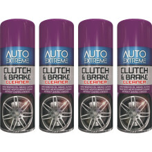 4 x 400ml Clutch And Break Dust Cleaner Spray Oil & Grease Removes