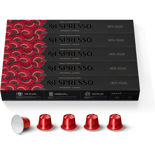Nespresso Nespresso OriginalLine: Shanghai Lungo, 50 Capsules