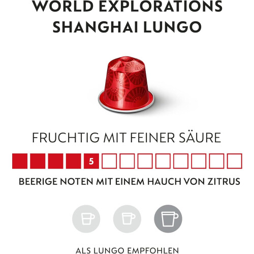 Nespresso Nespresso OriginalLine: Shanghai Lungo, 50 Capsules 1