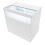 Comptoir de Ventes Verouillables en MDF Blanc à LED Ensemble Iris B900 CM60 6