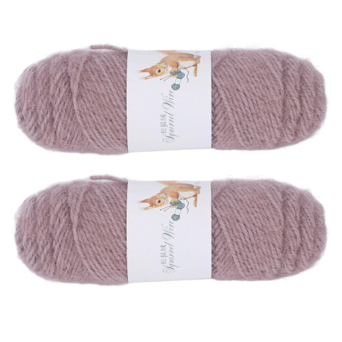 2pcs Crochet Yarn Hand Knitted DIY Production 2