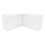 Comptoir de Ventes Verouillables en MDF Blanc à LED Ensemble Iris B1200 CM60 4