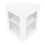 Comptoir de Ventes Verouillables en MDF Blanc à LED Ensemble Iris B1200 CM60 9