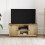 Vida Designs Panama 2 Door 1 Shelf TV Unit Solid Pine Oak 2