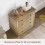 Vida Designs Panama 4 Drawer Chest Solid Pine Oak Finish 3