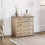 Vida Designs Panama 4 Drawer Chest Solid Pine Oak Finish 1