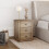 Vida Designs Panama 3-Drawer Bedside Cabinet - Solid Pine, Oak Finish (Code 333327) 1