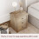 Vida Designs Panama 3-Drawer Bedside Cabinet - Solid Pine, Oak Finish (Code 333327) 3