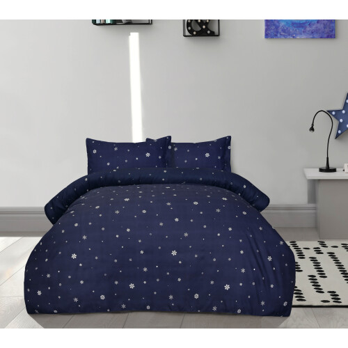 (Double) Dino Skiing Complete Bedding  Set - Blue 2