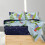 (Double) Dino Skiing Complete Bedding  Set - Blue 6